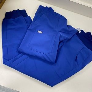 Figs Denim Blue Scrub set